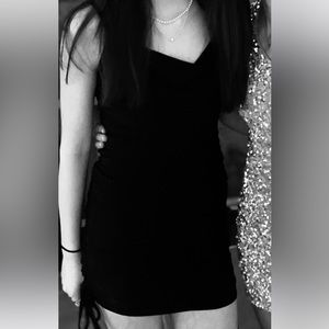 Gorgous black semi formal dress medium